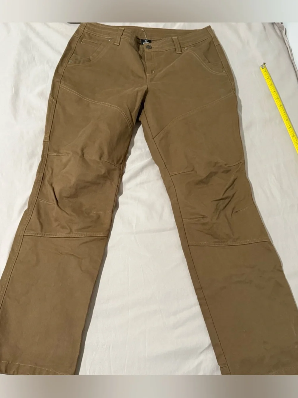Kuhl Women's 6351 Khaki Durable Heavyweight Tactical Chino Rydr Pants 12 NEW - Picture 3 of 13